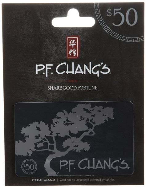 P.F. Changs $50 Gift Card | Visa gift card, Cards, Store gift cards