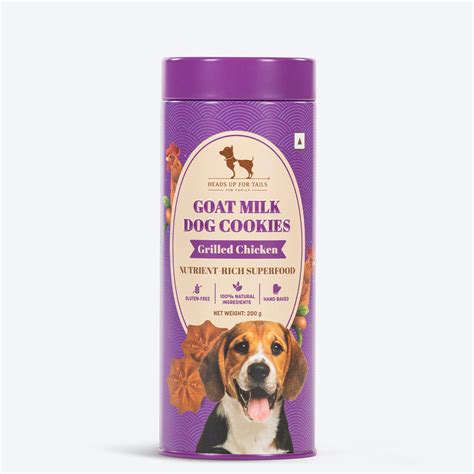 HUFT Goat Milk Dog Cookies - Grilled Chicken - 200 g – Heads Up For Tails