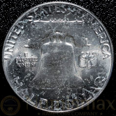 1957 Philadelphia Silver Franklin Half Dollar - Numismax