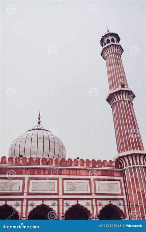 Jama Masjid Chandi Chowk in New Delhi Stock Image - Image of building, exterior: 257595615