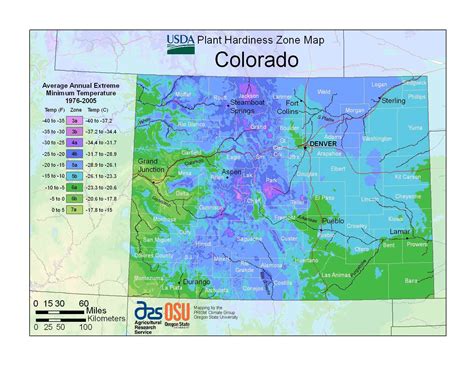 State Maps of USDA Plant Hardiness Zones