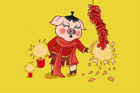猪年宝宝插画原画1500*1000图片素材免费下载-编号190428-潮点视频