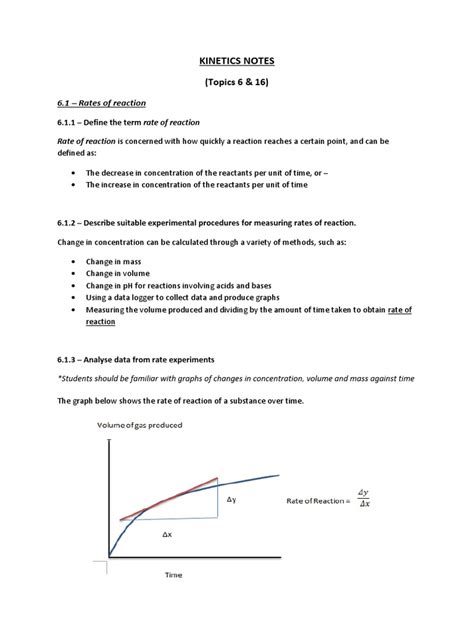 Image result for Reaction Kinetics Example Chart