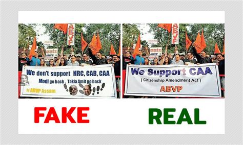 Picture Showing ABVP Assam Members Protested Against NRC, CAA Is ...