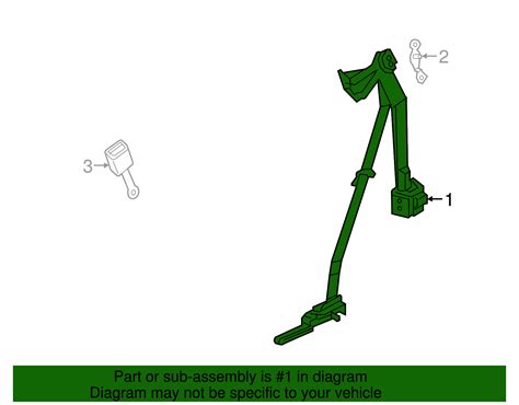 2019-2020 Infiniti Q60 Belt & Retractor 86885-5CR0A | Faulkner Infiniti ...