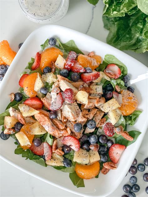 Strawberry Poppyseed Salad (Panera Copycat) - Pound Dropper