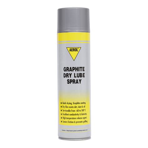Graphite Dry Lubricant Spray | Industrial MRO | Aerol®