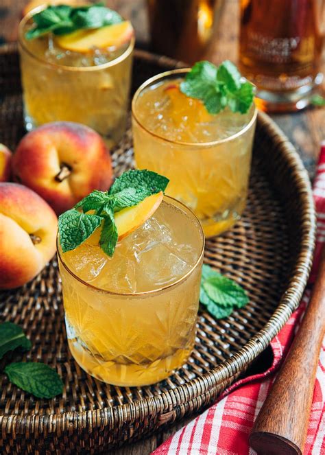 Bourbon Peach Smash - Striped Spatula