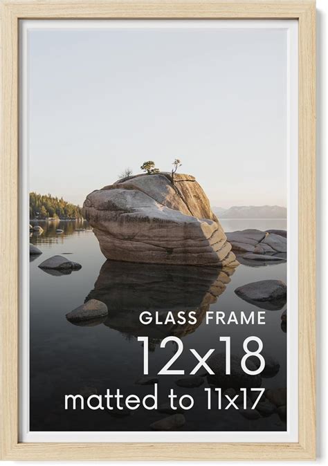 Amazon.com - HAUS AND HUES 12x18 Picture Frame with Real Glass and ...