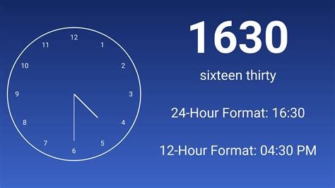1630 Military Time - Military Time Converter