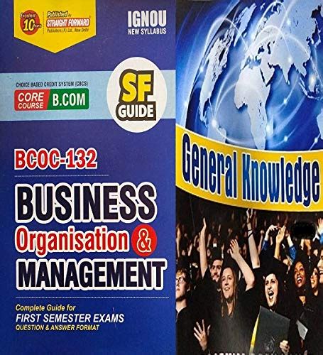Buy Ignou BCOC 132 Business Organisation & Management with General ...