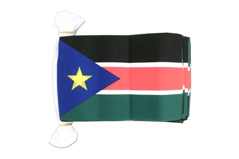 Southern Sudan - Flag Bunting 6x9", 9 m - MaxFlags - Royal-Flags