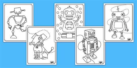 Robots Coloring Pages