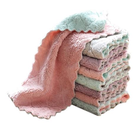 SynSo Microfiber Cloth - Pack of 8 High Absorbent Cleaning Cloth; Lint ...