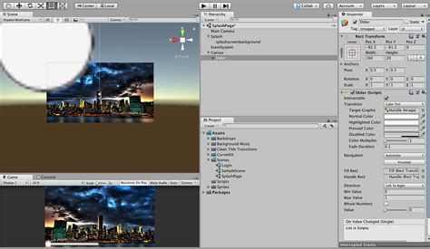 Slider Unity C 的图像结果