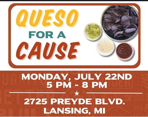 Queso for a Cause! Support Happy Feet Pet Rescue, Pancheros Mexican ...