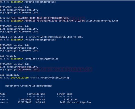 Windows for Pentester: BITSAdmin - Hacking Articles