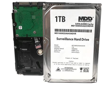MaxDigitalData 1TB 64MB Cache 5900PM SATA 6.0Gb/s 3.5" Internal ...