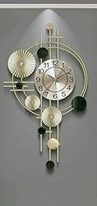 Buy ABCDEF Metal Wall Decore Clock Online at Low Prices in India ...