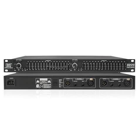 MX Dual Channel 15-Band Graphic Equalizer – Rackmount Audio Equalizer ...