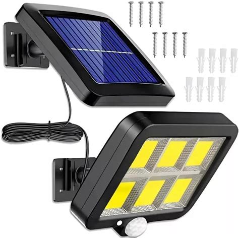 V TRIVYOM Separate Solar Wall Lamp with Remote Control, Split Solar ...