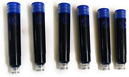 Jumbo Size Fountain Pen Ink cartridges - 6pc. Pack - Suitable for Cello ...