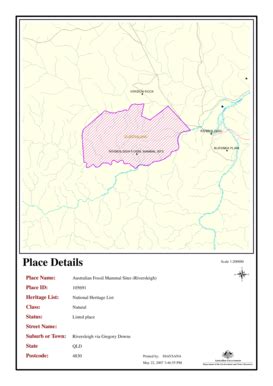 Fillable Online environment gov Place Details Scale 1200000 ...