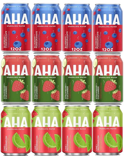Buy AHA Sparkling Water, AHA Variety 12 Pack Online at Lowest Price in ...