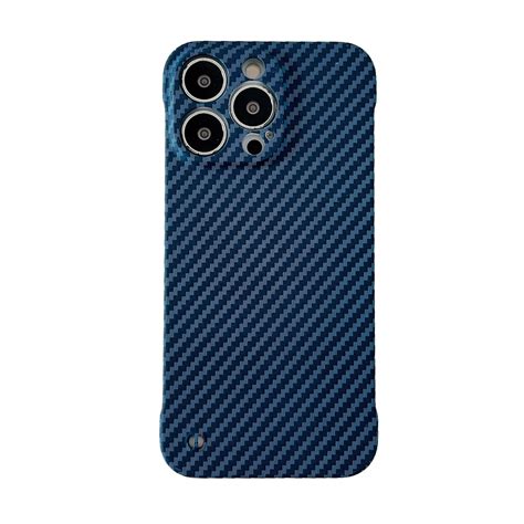 Carbon Fiber Texture PC Phone Case For iPhone 14 Pro (Royal Blue) – Alexnld.com