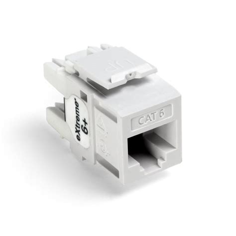 Leviton 61110-RW6 8-Wire Cat6 Jack, 1 Pack, White : Amazon.in ...