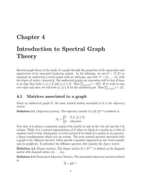 Spectral Graph Theory Tutorial PDF 的图像结果