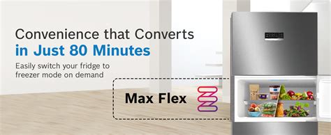 BOSCH MaxFlex Convert 302 L 3 Star Inverter Frost Free Triple Door ...