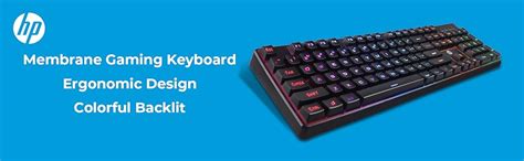Amazon.in: Buy HP K300 Wired Gaming Keyboard, Backlit Membrane with ...