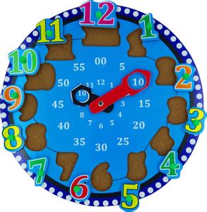 poksi Wooden Learning Clock Digital Numbers|Learning Montessori Toy for ...