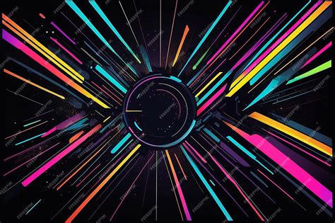 Premium Photo | Retrofuturism poster design in trend retro line style ...