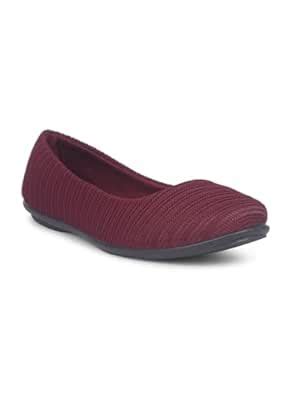 Bata Sandra Women's Red Ballerina - 4 UK (5515941) : Amazon.in: Fashion