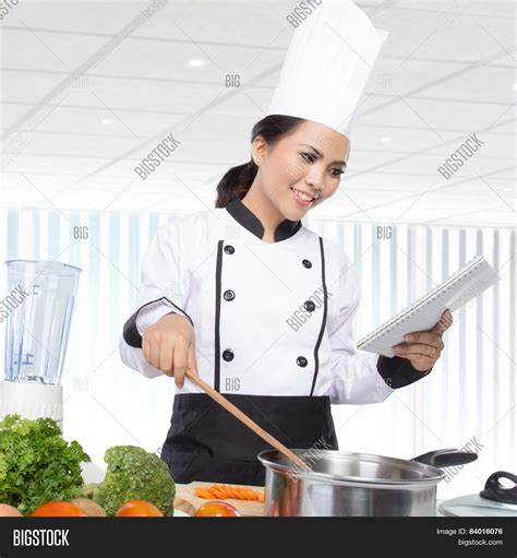 Image result for Female Chef Cooking Food