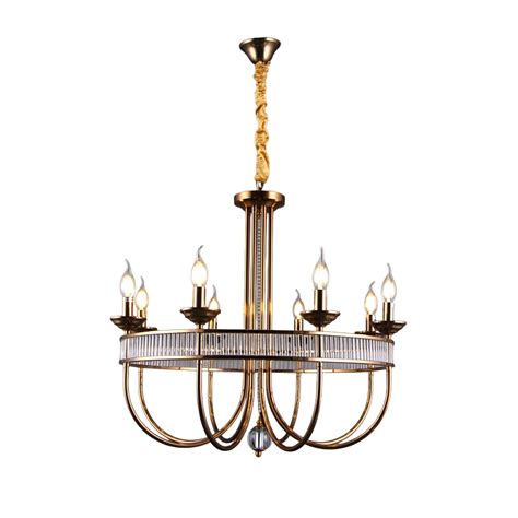 Crest Tall Glass Chandelier – Ceiling Light – Lumeil