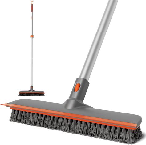 Amazon.com: Eazer Floor Scrubber Brush, 2-in-1 Deck Scrubber Brush with ...