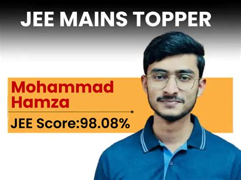 JEE Mains Topper Mohammed Hamza's Guide