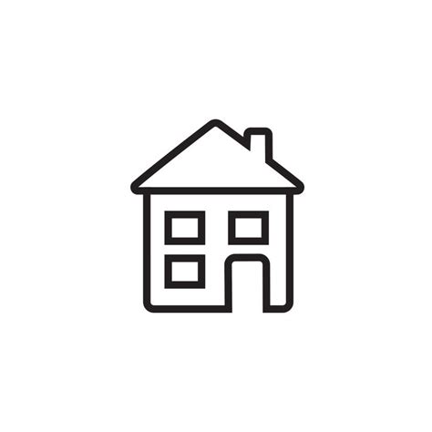 minimalist house icon