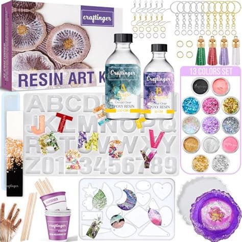 Craftinger Upgraded All-In One Kit With 200Gm Resin For Bookmarks ...