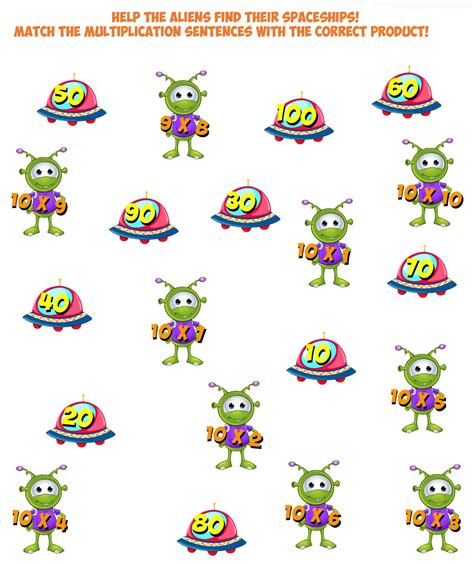 Alien Counting Worksheet 的图像结果