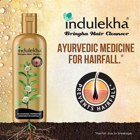 Buy INDULEKHA BRINGHA HAIR CLEANSER BOTTLE OF 340 ML Online & Get Upto ...