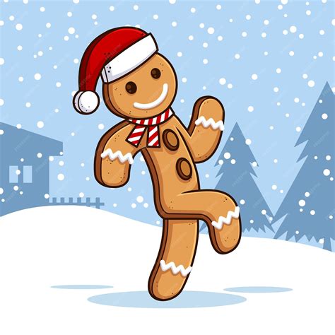 Gingerbread Man Running