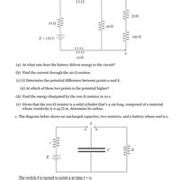 Electric Circuits Free Response Practice Questions - AP Physics C ...