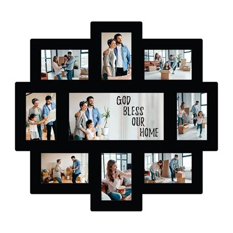 PICRAZEE MDF Wall Collage Photo Frame for Multiple Photos in a Single ...