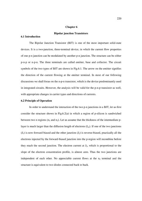 Study Material#7 - Chapter 6 Bipolar junction Transistors 6 ...