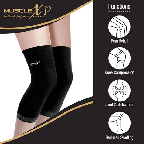 Buy MUSCLEXP DRFITNESS+ KNEE CAP & BRACE KNEE COMPRESSION SUPPORT KNEE ...