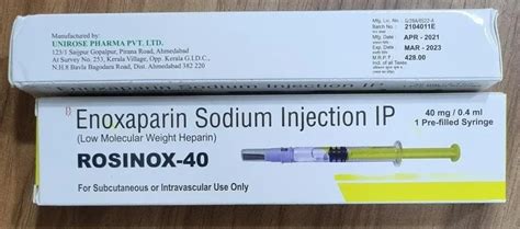 Top 10 Enoxaparin Sodium Injection Brands in India